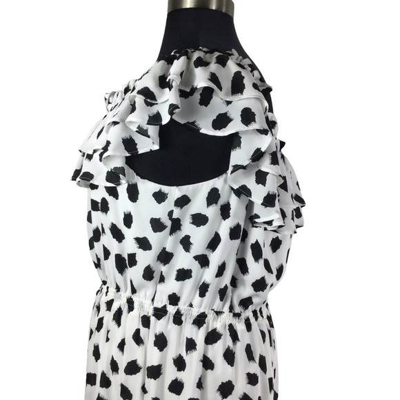 Lane Bryant x Beauticurve Chiffon Polka Dot Maxi Dress - Picture 5 of 14